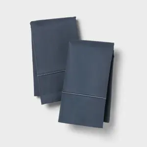 King 800 Thread Count Hotel Collection Single Barratta Pillowcase Slate Blue - Threshold