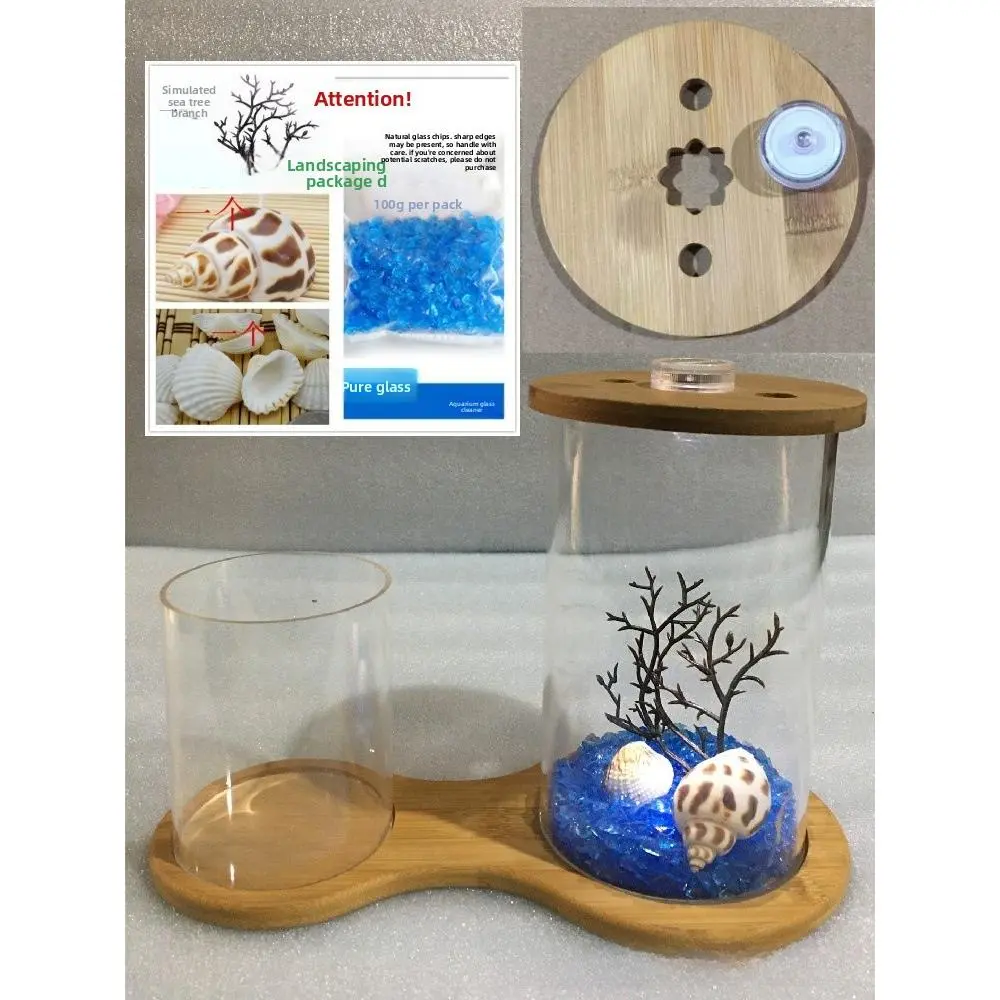 Multifunctional Acrylic Round Aquarium D Package