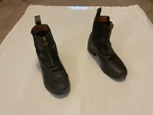 Moretta Zip Paddock Boots Black 4