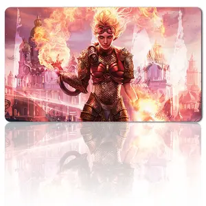 Chandra, Torch of Defiance, Board Game MTG Playmat Games Mousepad Play Mat of TCG