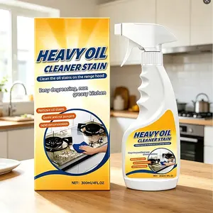 Degreaser Cleaner Heavy Duty Spray: Foaming Kitchen Cleaner Spray Cuts Through Baked-On Grease on Ovens Stove Tops Grills - Clean Up Kitchen Oil Stains Spray for Multi-Surface Cookware & Countertop（1pcs, 300ml)