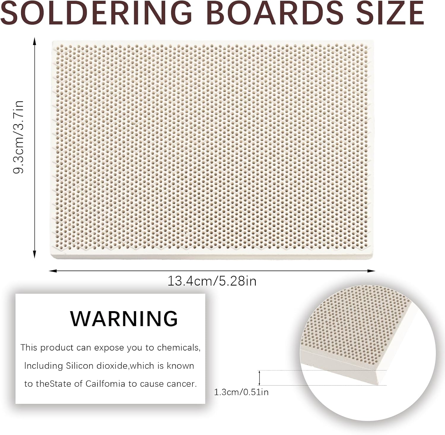 Jewelry Soldering Kit with Honeycomb Soldering Boards & Tweezers - Heat Resistant Ceramic Soldering Block Set for Jewelry Making & Repair Jewelry Soldering Kit with Honeycomb Soldering Boards & Tweezers - Heat Resistant Ceramic Soldering Block Set for Jewelry Making & Repair