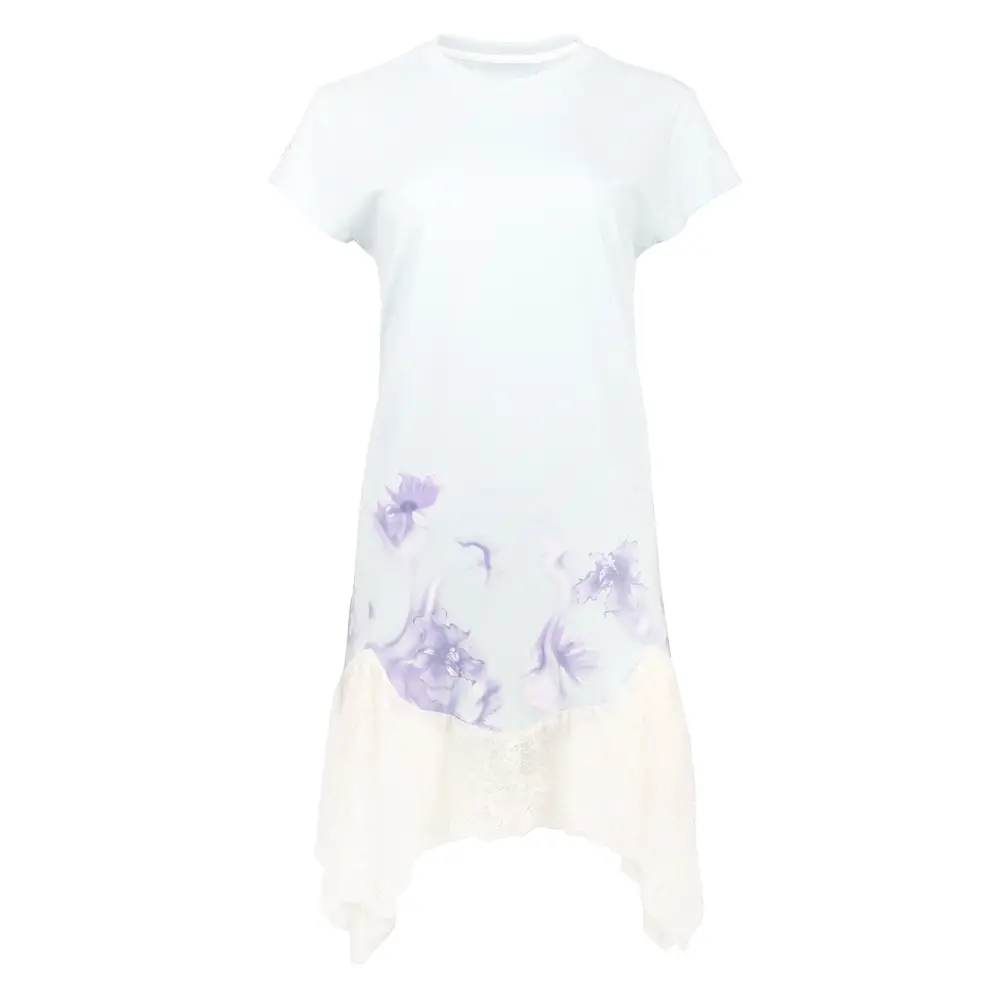 PUMA Womens Cs Short Sleeve Dress Casual Casual Dress - Blue