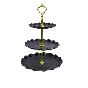 3-Tier Metal Cupcake Stand, Cake Decoration for Birthday Parties, Home & Festive Supplies outdoorfun