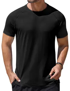 COOFANDY Men's Rashguard Swim Shirt Short Sleeve UPF 50+ Swim Sun Protection Shirts Workout Athletic T-Shirt