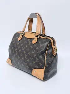 Pre-owned Louis Vuitton Canvas Crossbody Bags Authentic Monogram Top Handle Crossbody Bag JA293LV