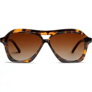 Retro 70s Square Aviator Sunglasses Womens Men Trendy Polarized  Shades VL9768