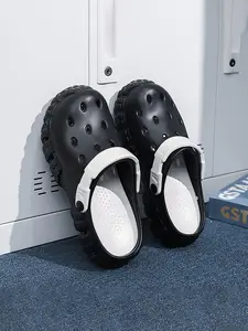 Unisex Simple Style Plain Color Slides, Casual Comfortable Non-slip Beach Slippers, Soft Slippers for Indoor & Outdoor Wear