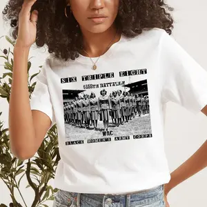 6888th Shirt, Six Triple Eight T-shirt, Black Women's Army Corps Tshirt, Major Charity Adams Unisex Tee, BHM Shirts Gift for African