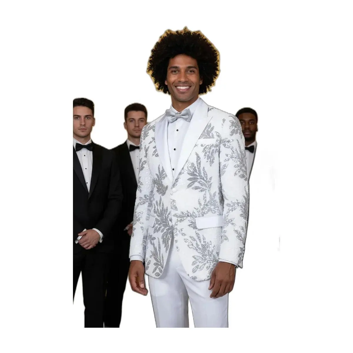 White / Silver Blazer