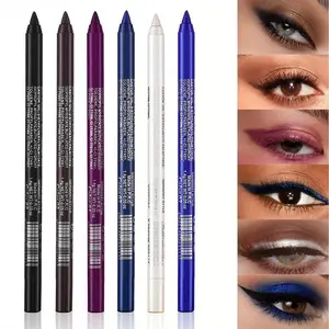 12 Color Pearl Eyeliner & Lip Liner | Long-Wear Shiny | Punk Goth Makeup | Back To School & Holiday Gifts smudgeproof natural eyeshadow
