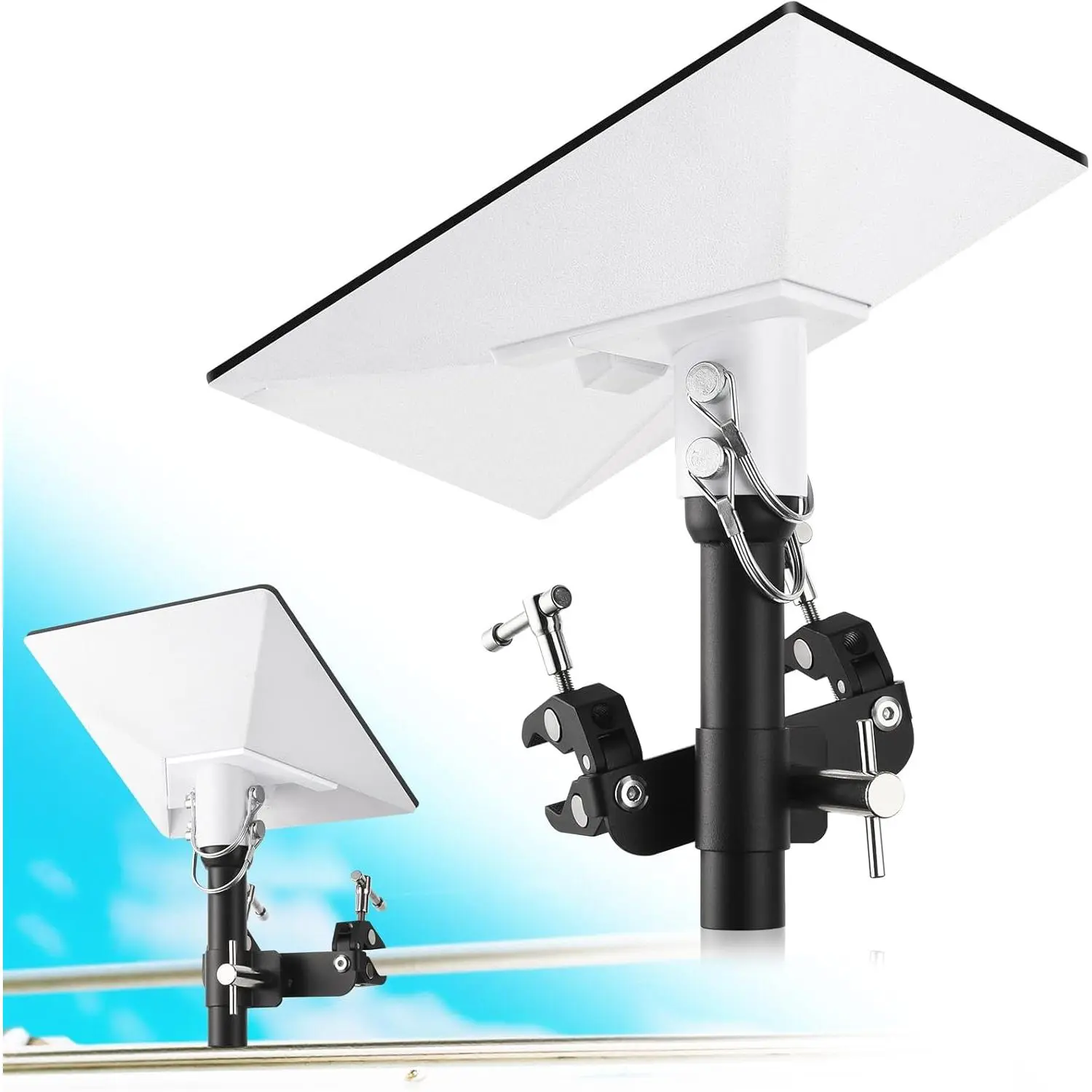 Starlink Mini RV Mount - Adjustable Jig & Pipe Adapter for Pole Rack/Railing/Boat Pole/Roof Mount, Portable Design & Compatible with Starlink Gen3