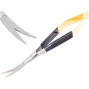 Micro Scissors 4.5"  Cutting Embroidery Spring Action Extra Sharp Squeeze Scissors for ENT Eye Skin Dental Veterinary Surgeon