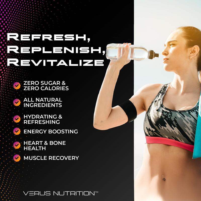 Electrolytes Hydration Sticks No Sugar - Zero Calorie Variety Pack | Sugar Free Electrolytes for Keto & Vegan | Natural Ingredients Electrolyte Mix for Energy Boost, 30 Servings