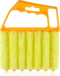 Generic Washable Multifunction Cleaning Window Blinds Brush, 1 Count Portable Home Air Conditioning Cleaner Duster, Household Crevice Cleaning Brush,  Household Items