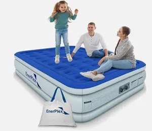EnerPlex Air Mattress with Built-in Pump and Carry Bag - King Size, 18 in