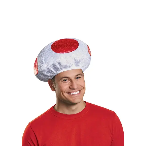 Adult Red Mushroom Hat