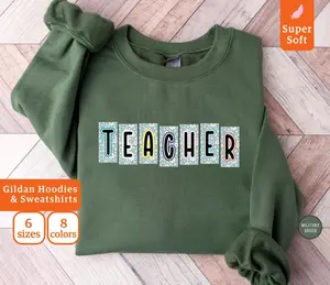 Floral Teacher Sweatshirt, Appreciate Gift Shirt, Back To School Sweatshirt