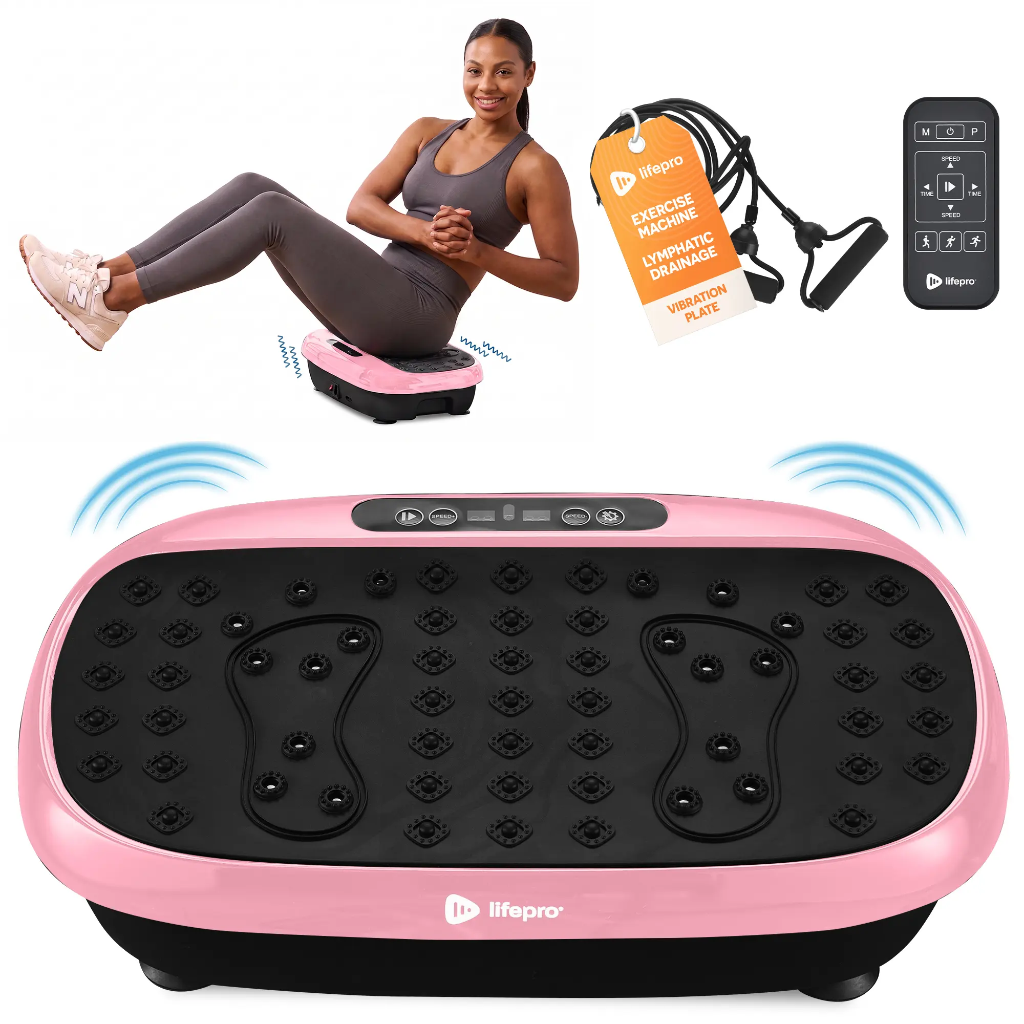 LifePro HexaPlate Lite Vibration Plate – FSA/HSA Eligible | Starter Lymphatic Drainage Plate | Gift Ready | Under $150 LifePro HexaPlate Lite Vibration Plate – FSA/HSA Eligible | Starter Lymphatic Drainage Plate | Gift Ready | Under $150