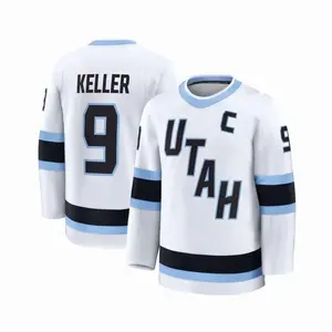 Ice hockey jersey "Keller 9" captain "C" unique design sportswear 3D printed skin friendly breathable sweat absorbing top