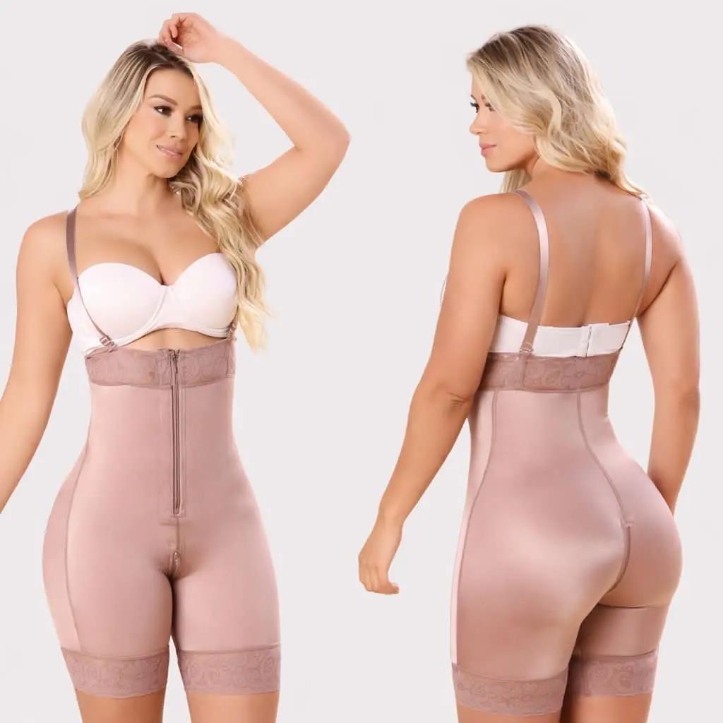 Diva Full Body Shapewear with Zipper – Lycra & Invisible Butt Lift