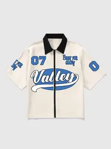 Men's Casual Simple Print Comfortable Versatile Shirt, Fashion Daily Wear Top, Perfect for Everyday Use, Fitted Style