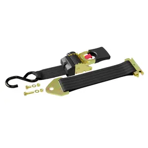 2 inch  x 6 ft Retractable Ratchet Straps w/ E track Adapters
