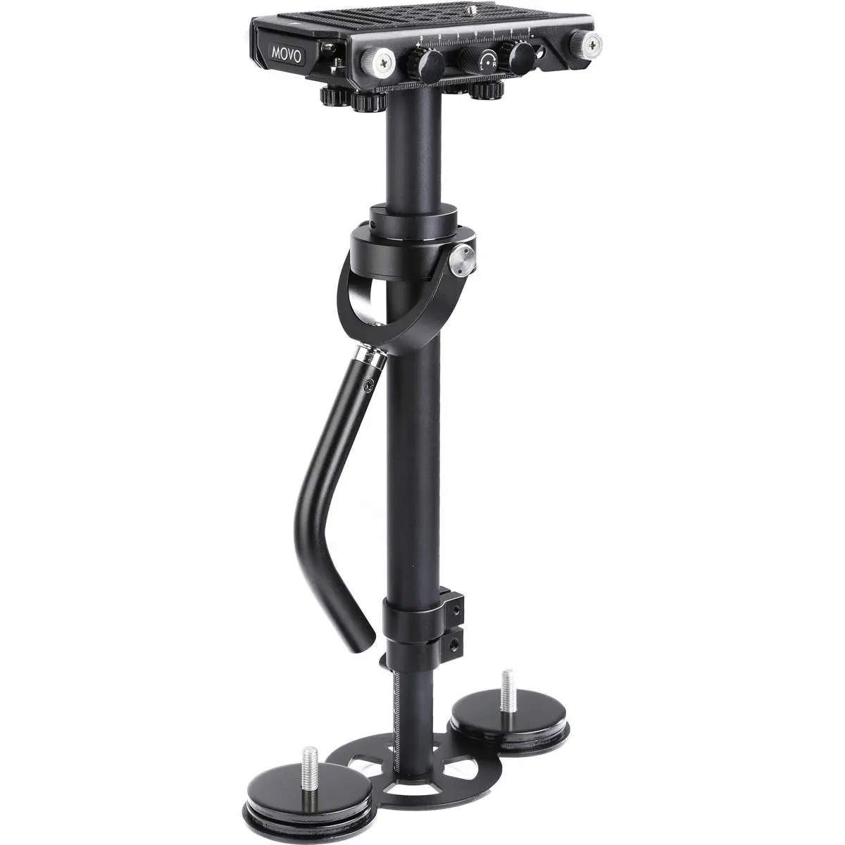Movo Photo VS3000PRO Telescoping Video Stabilizer System with Micro-Balancing for DSLR Cameras and Camcorders, 13.7-17.7" Height