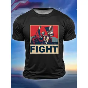 Trump Shirt Casual Men's T-shirt Men's Short-Sleeve