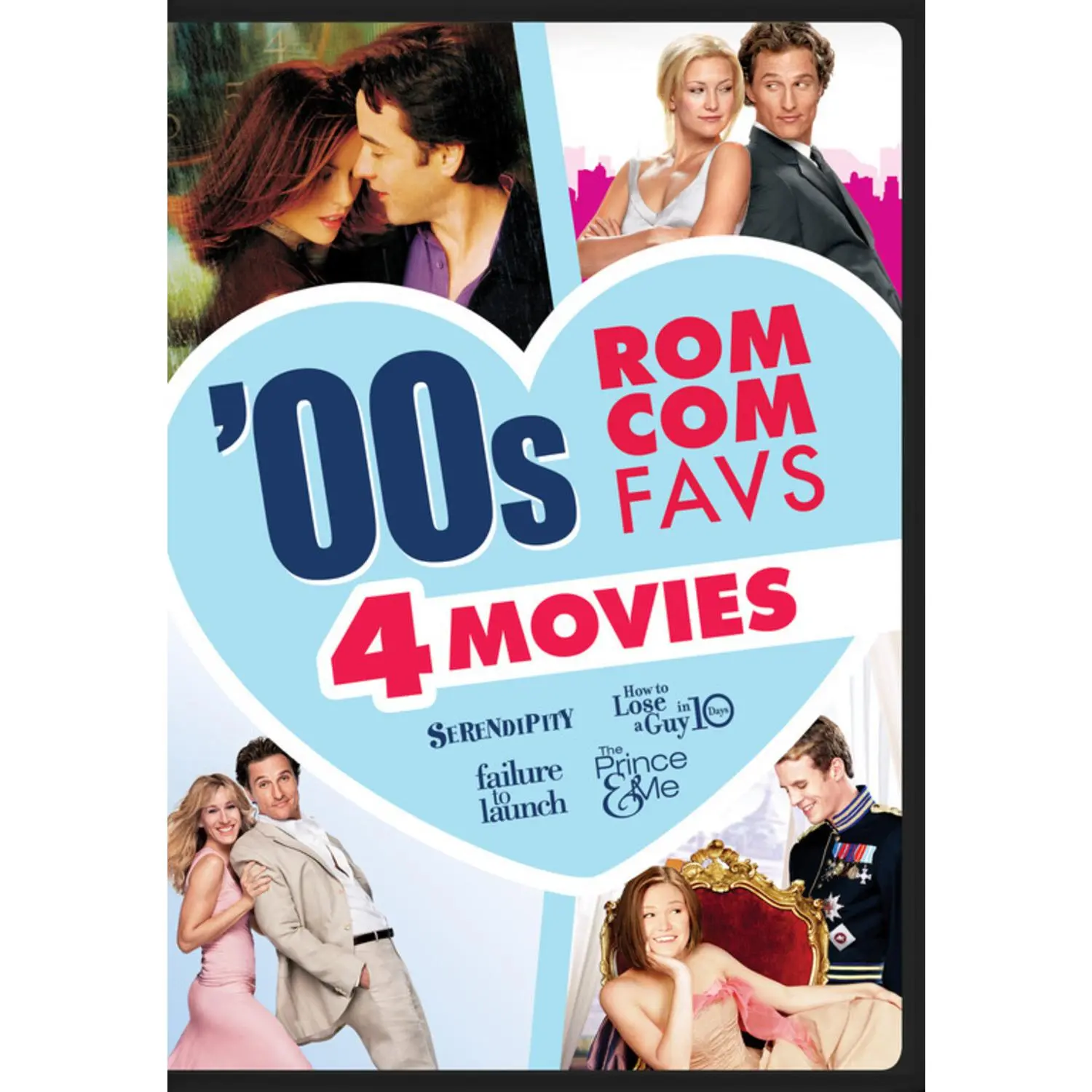 00's Rom Com Faves 4-Movie Collection  [DVD Video Disc] Ac-3/Dolby Digital, Dolby, Dubbed, Subtitled, Widescreen