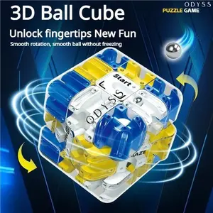 3D Ball Maze Cube Puzzle - Educational Logic Cube for Kids, Parent-Child Battle Game, Stress Relief Toy for Logical Thinking Training, Black Friday Cyber Monday