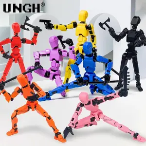 UNGH Multi-Jointed Movable Robot 3D Printed Mannequin Toy 13 Action Figure Full Body Movable Robot Toys Gifts For Children