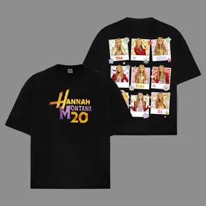 HANNAH MONTANA 20TH ANNIVERSARY Tour Cotton Shirt  Version 2, Pop Star Hannah Shirt, The Best of Both Worlds Girl Fans, Hannah Montana Graphic Tee for Fans Gift Shirt For Music Lover