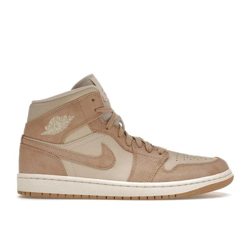 Jordan Women's 1 Mid SE Legend Light Brown Basketball Shoes, from StockX