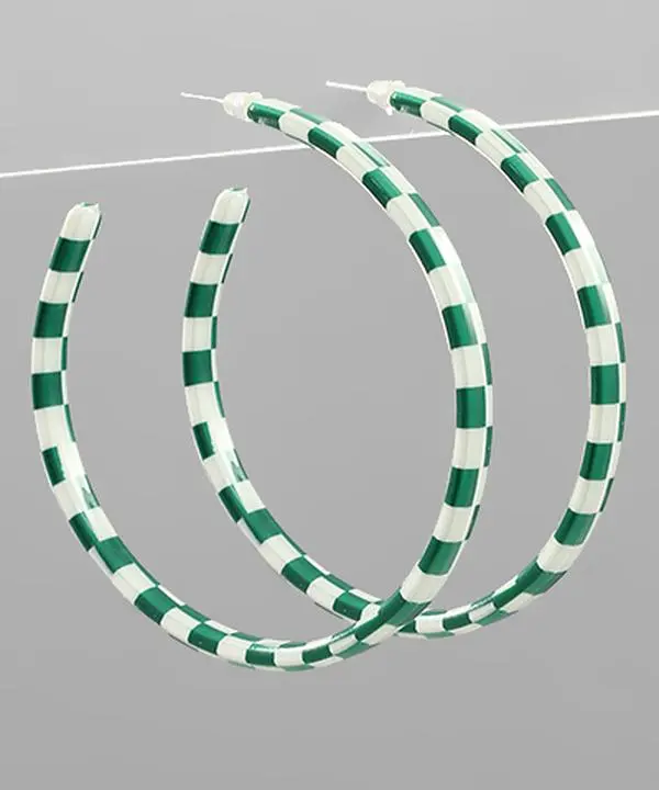 Check it Out Hoop Earrings