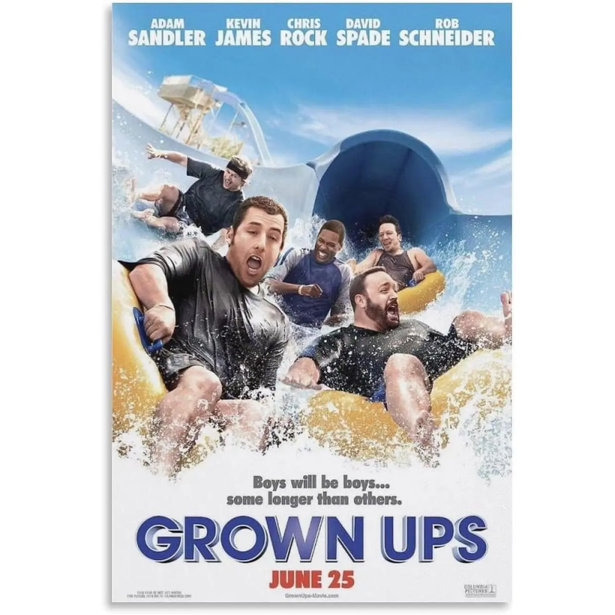 Grown Ups Movie Poster (2) Canvas Wall Art Poster Decorative Bedroom Modern Home Print Picture Artworks Posters
