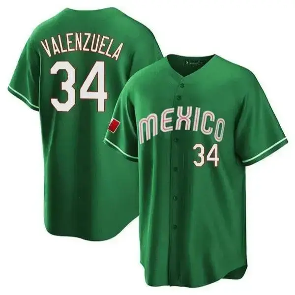 Fernando Valenzuela #34 Baseball Jersey, Mexico Jersey, Retro Trendy Baseball Jersey Shirt, Baseball Jersey Lover, Outfit For Baseball Fans, Sports Lovers