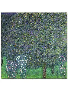 Trademark Fine Art Giclee Print - Roses Under the Trees 1905