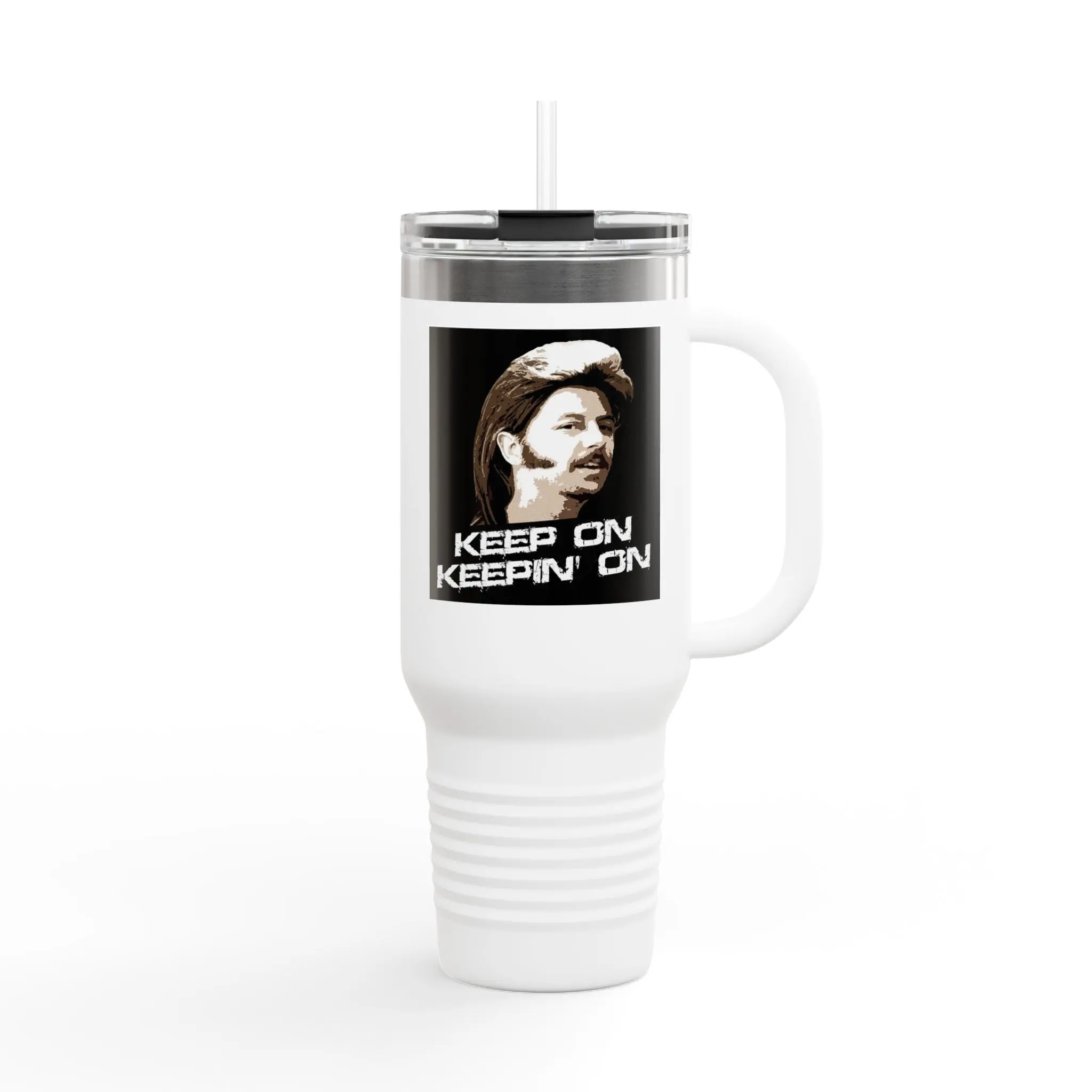 Personalized Insulated Travel Mug, Customizable 40oz Hot/Cold Beverage Cup, Perfect for Gifts, Eco-Friendly & Durable