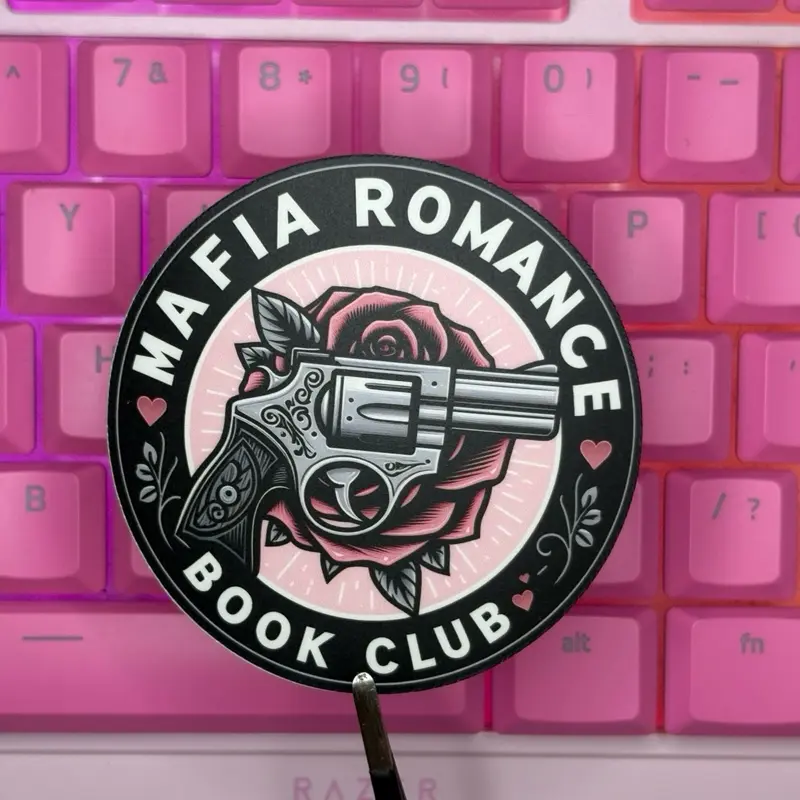 Handmade Vinyl sticker- "Mafia Romance book club “