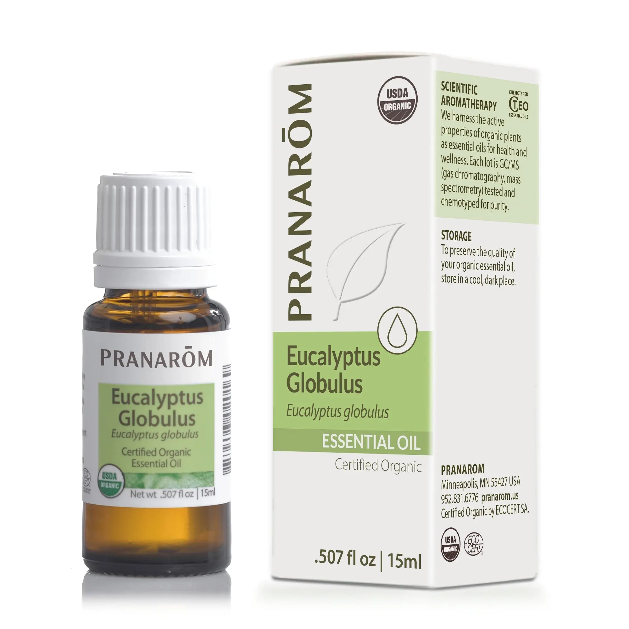 Pranarom Eucalyptus Globulus Essential Oil – Bio | Certified Organic Respiratory & Muscle Support Oil