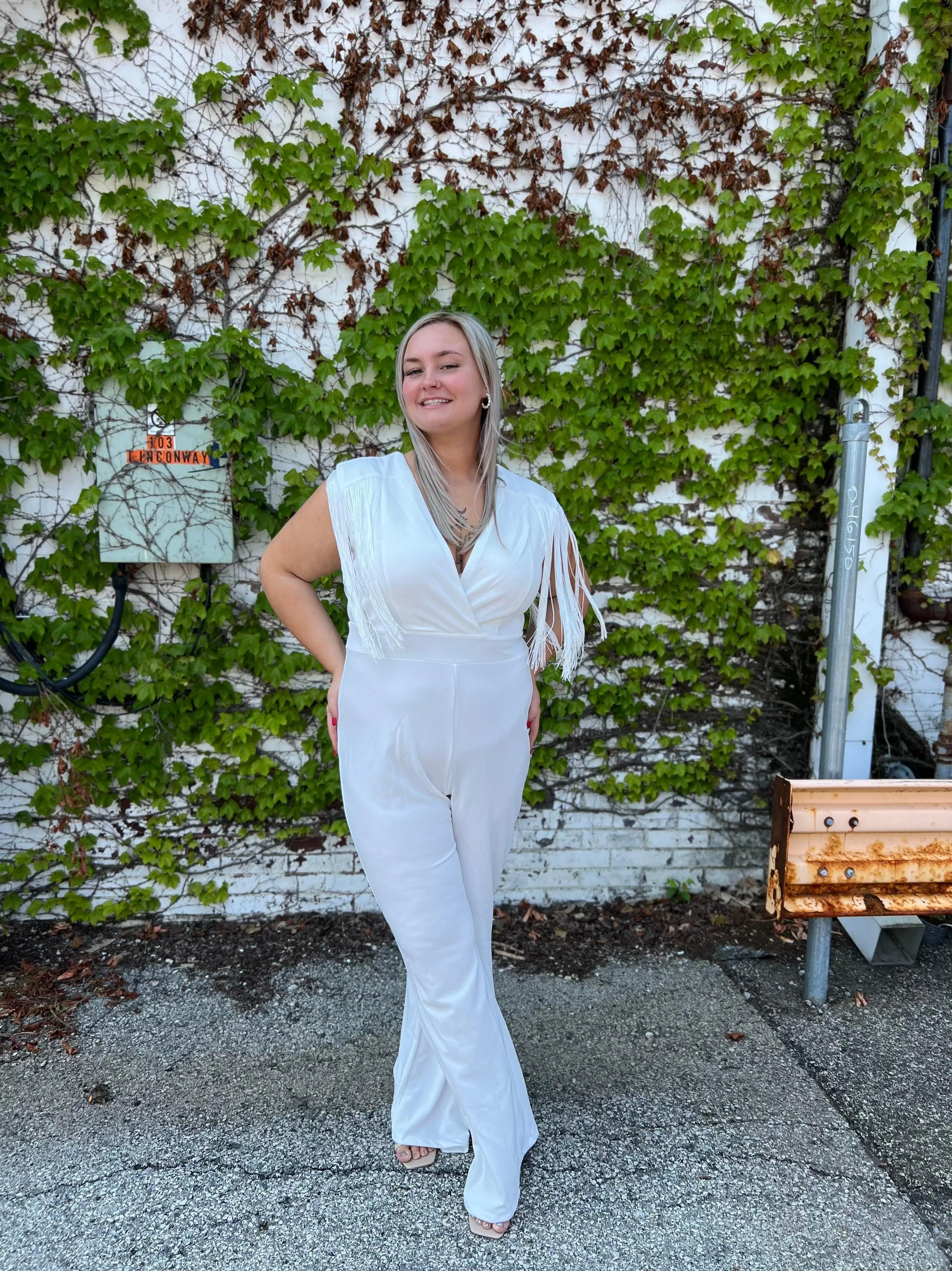“Dancing Queen” | Fringe Shoulder Jumpsuit