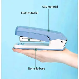 Rotatable Stapler for Students, Effort-Saving Design, 360 Degree Home Office Use, Large Capacity, Medium Stitching, Ideal for Office