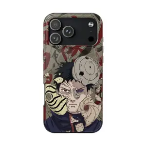 Obito Uchiha Anime Phone Case – iPhone & Samsung | Shockproof Protective Cover | Naruto Gift