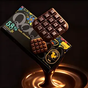 Dark Chocolate Snack, Bitter-Sweet Flavor, Smooth Bite