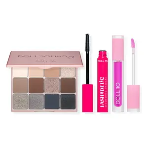 10 Minute Face- Best of Doll 10 Beauty | Doll Squad 3, Lashadelic Mascara, Plumping Lip OIl Bundle Makeup Set