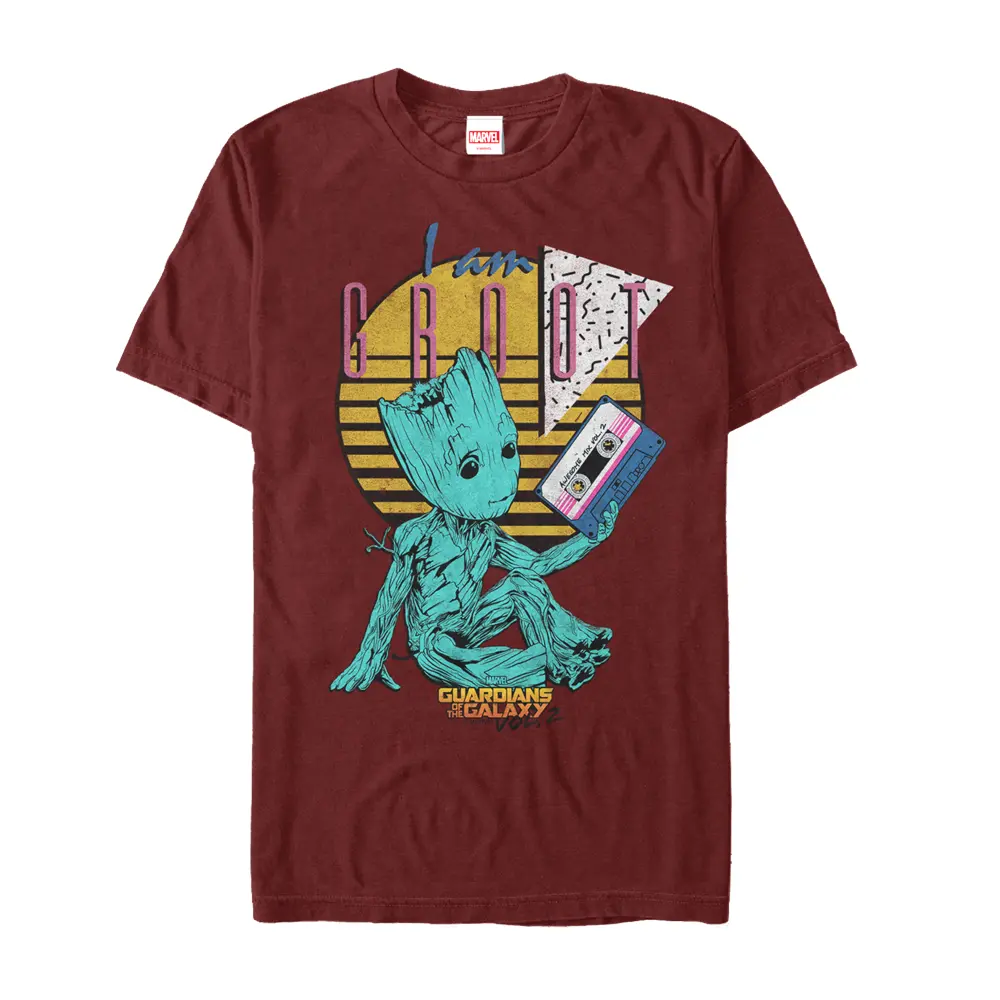 Men's Marvel Guardians of the Galaxy Vol. 2 Groot Tape T-Shirt