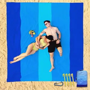 Sandproof  Large Portable for , Camping, Hiking  Lightweight Foldable Quick-Dry Camping Rug for Family Trips sandproof portable  1-3 adult camping picnic set  adult picnic lake blanket sand proof blanket beach mat outdoor gear