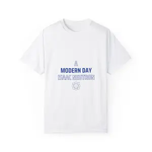 Modern Day Isaac Neutron Unisex T-shirt, Science Themed Apparel, Gift for Nerds, Quirky Casual Wear, STEM Enthusiast Clothing, Unique