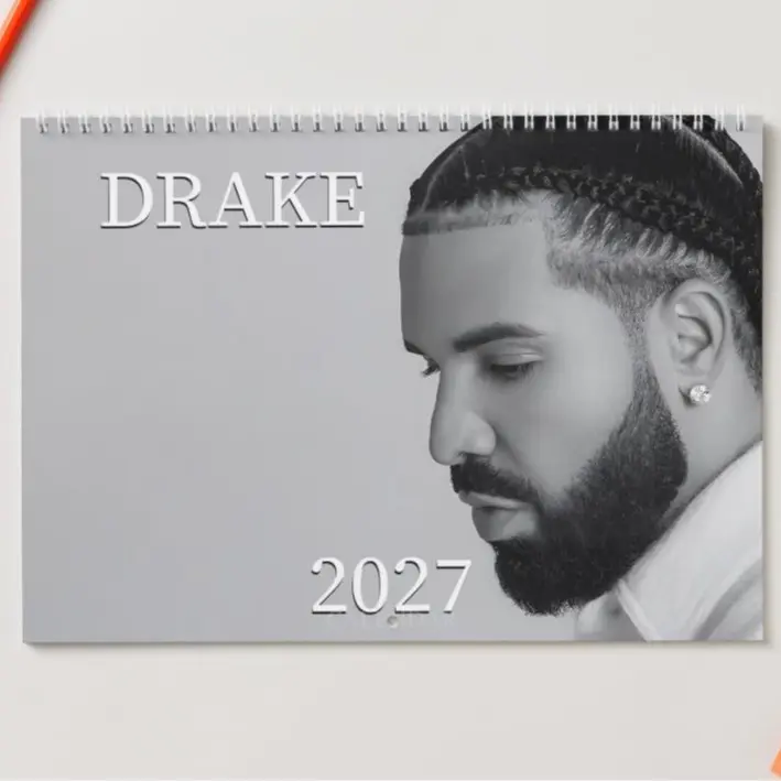 [2027 UPDATE] Drake 2027 Wall Calendar, New Year Wall Calendar, Concert Stage Portrait, Hip Hop Music Fan Gift, Christmas Gift
